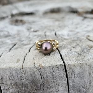 Tahitian Pearl Ring 14k gold